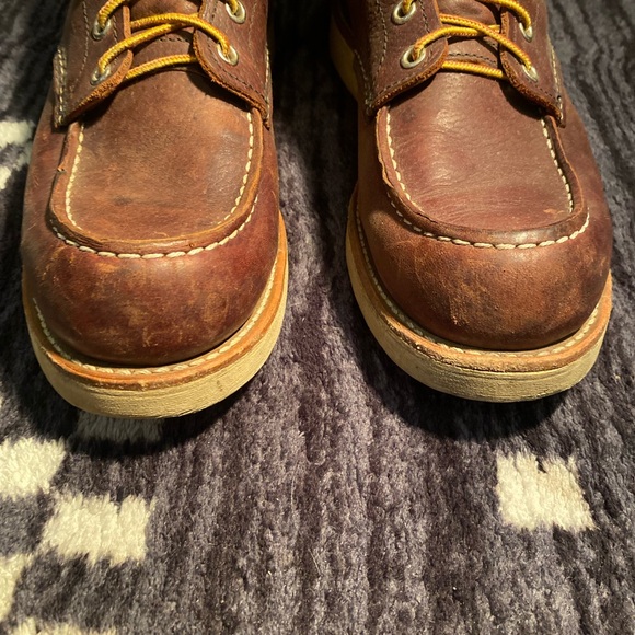 Red Wing Shoes Brown Leather Boots - Picture 6 of 6
